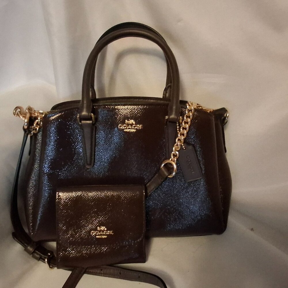 Coach Oxblood Crossbody Bag and Wallet, NWOT, NWT